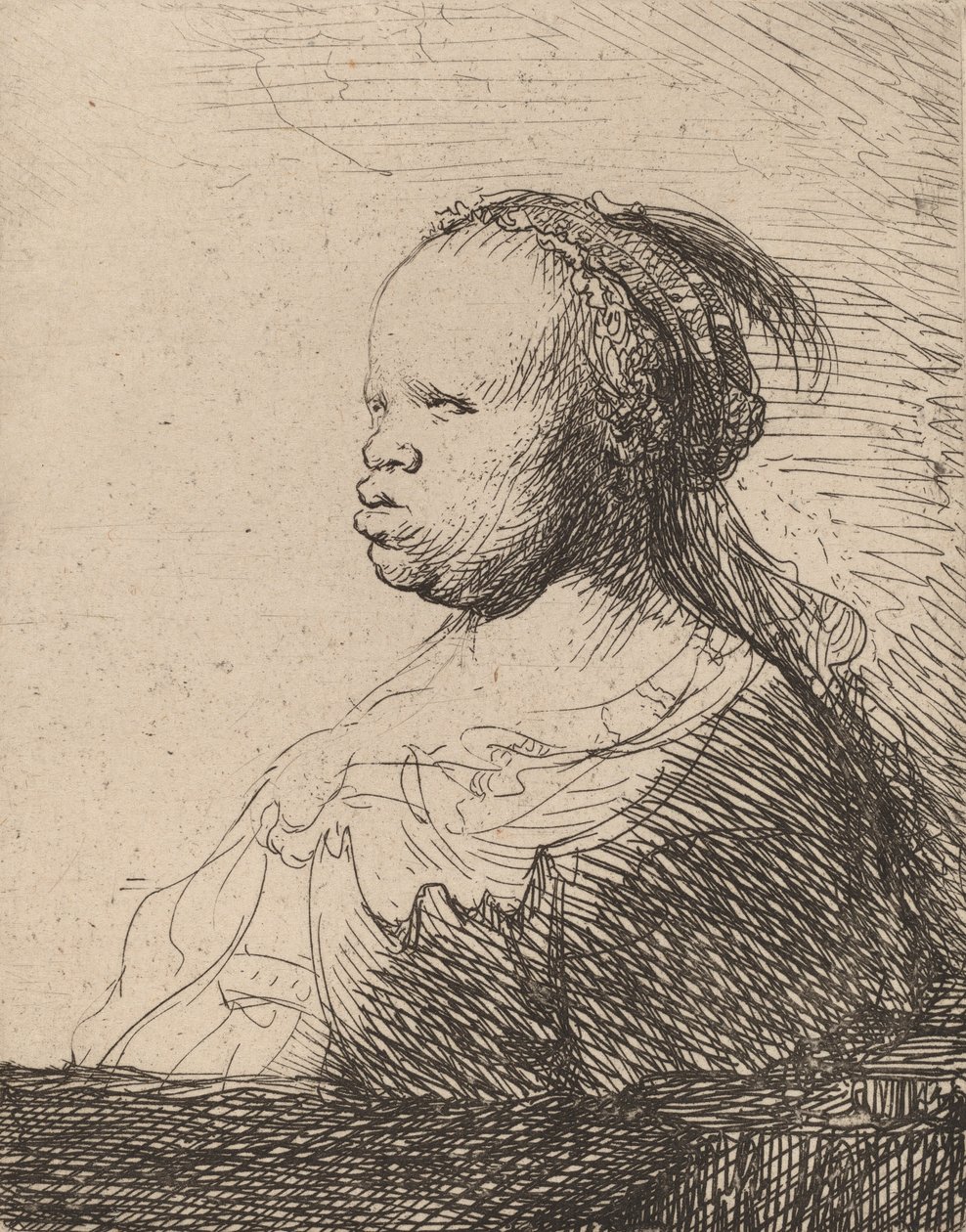 Beyaz Siyah, yak. 1630. by Rembrandt van Rijn