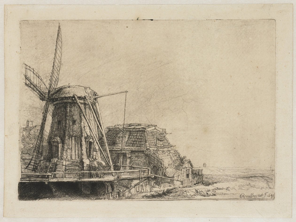 yel değirmeni yel değirmeni by Rembrandt van Rijn