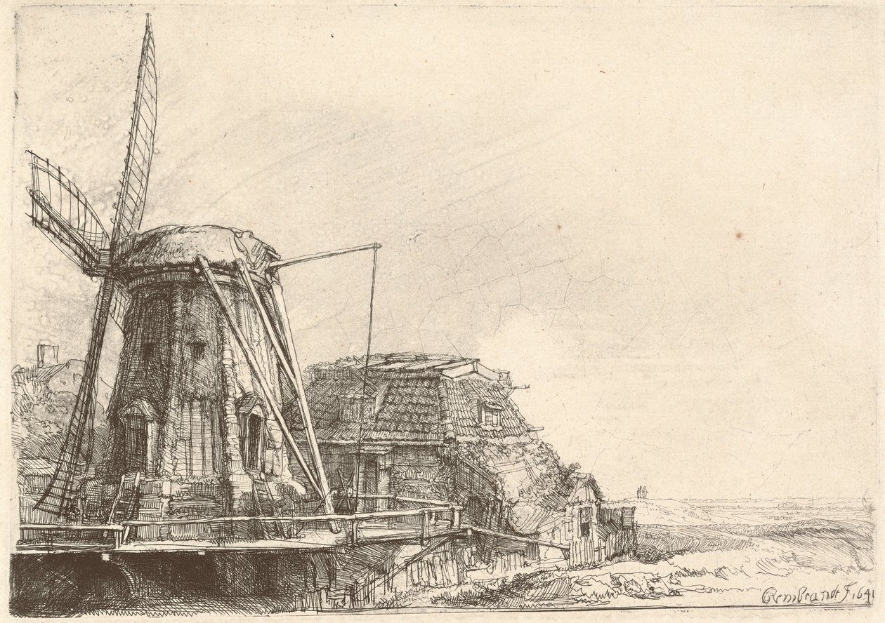 yel değirmeni by Rembrandt van Rijn