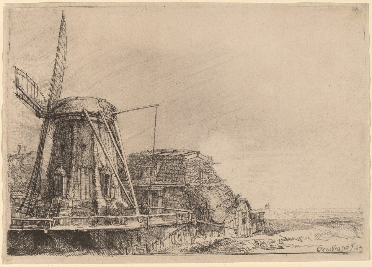 yel değirmeni by Rembrandt van Rijn