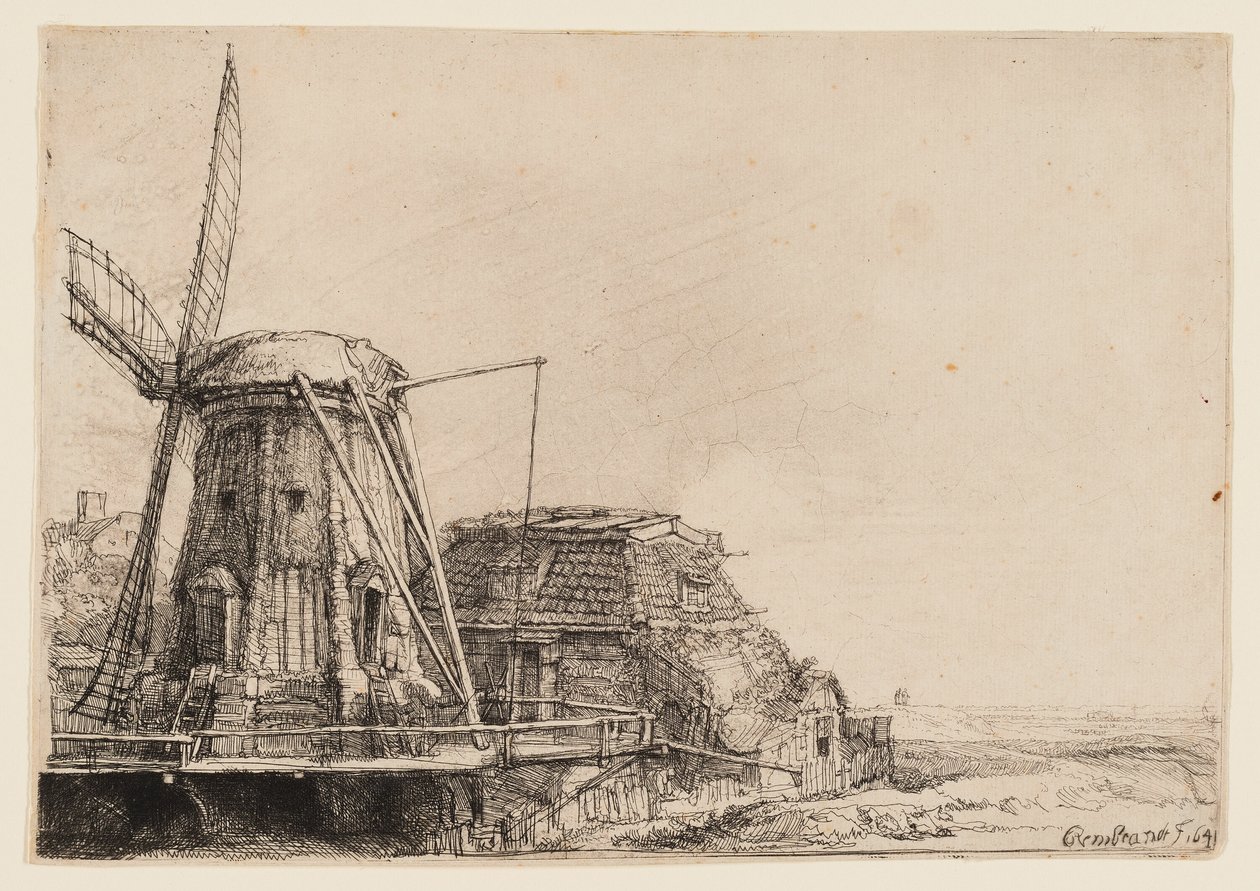 yel değirmeni by Rembrandt van Rijn