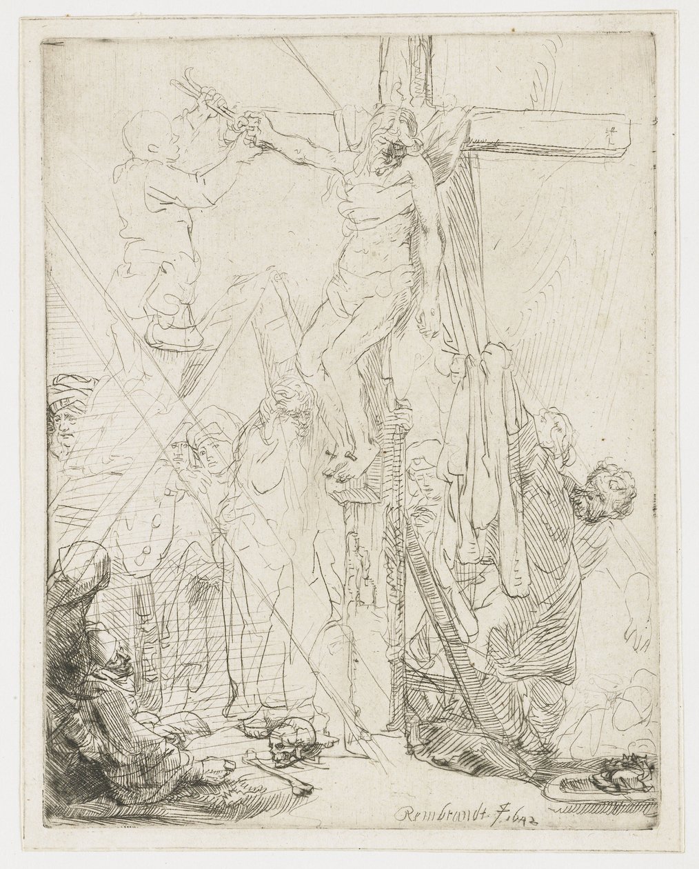 Haçtan iniş: bir eskiz by Rembrandt van Rijn