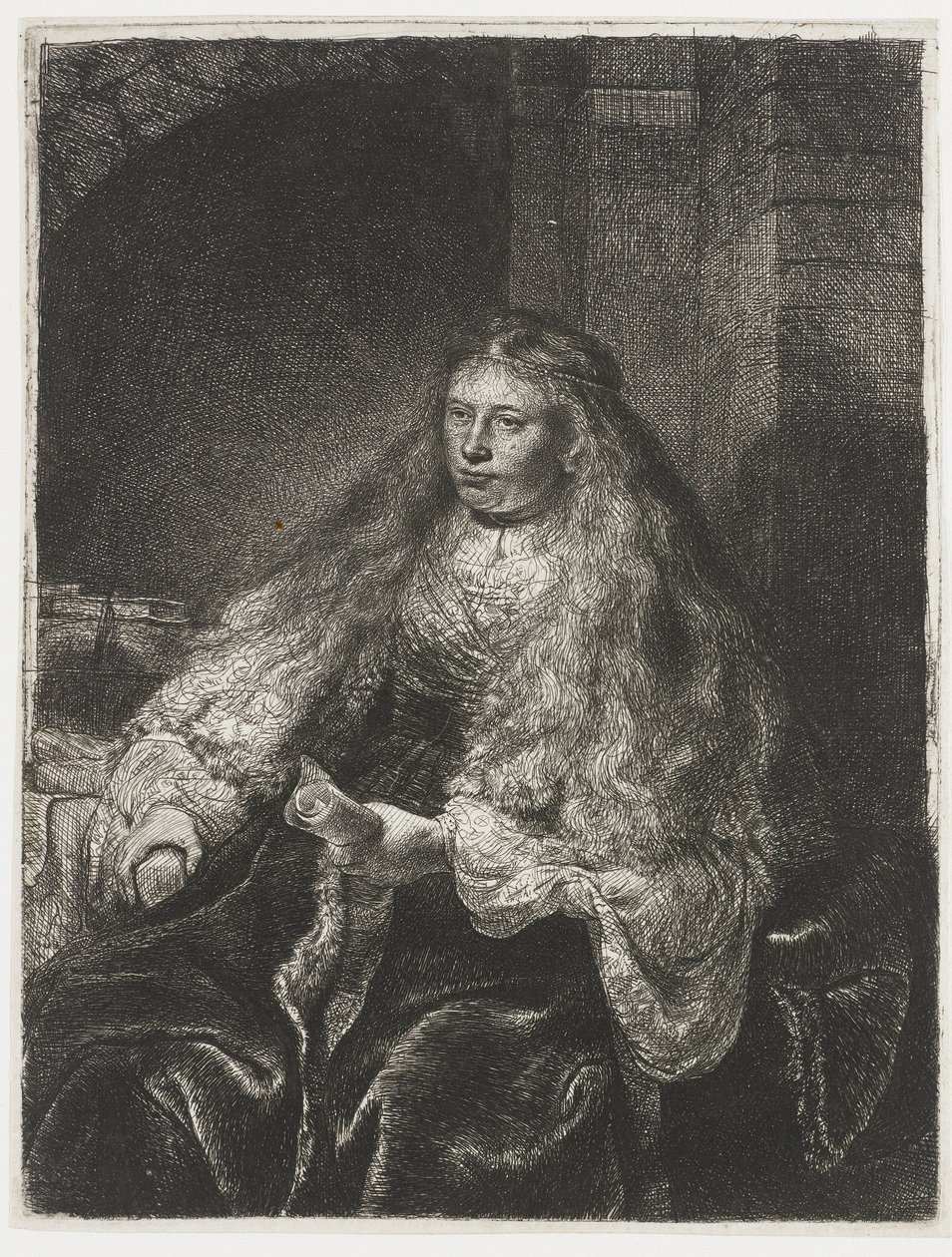 Büyük Yahudi gelin by Rembrandt van Rijn