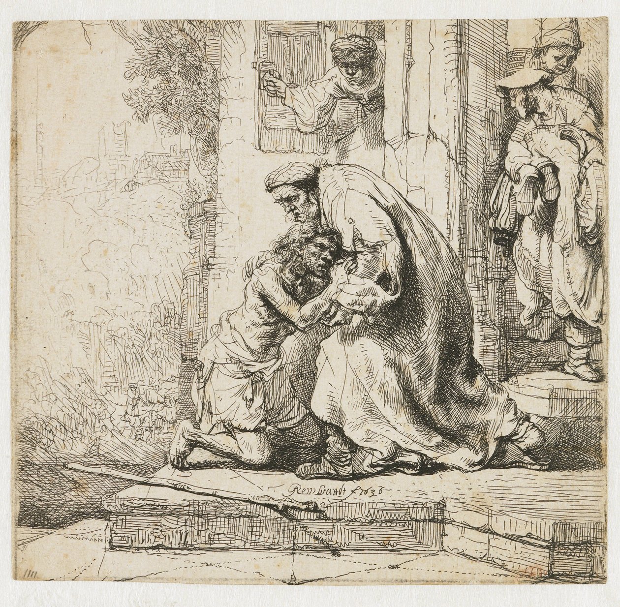 Müsrif oğlunun dönüşü by Rembrandt van Rijn