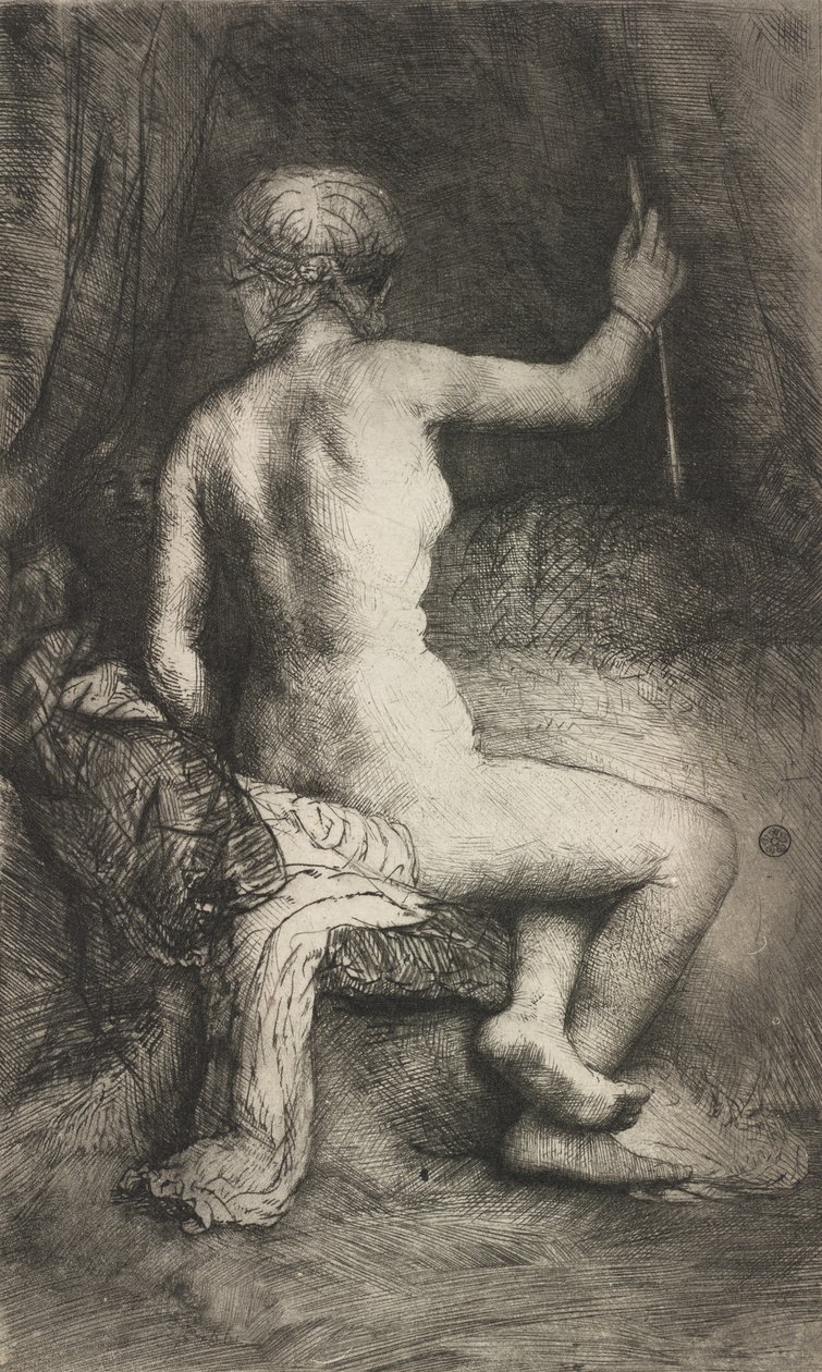 Oklu Kadın, 1661. by Rembrandt van Rijn