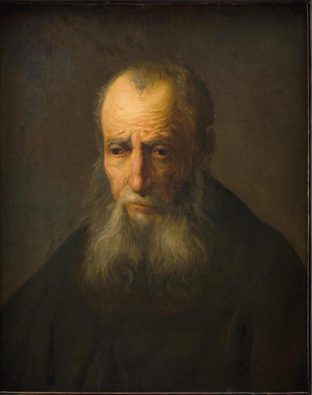 Yaşlı Bir Adamın Büstü by Rembrandts skole