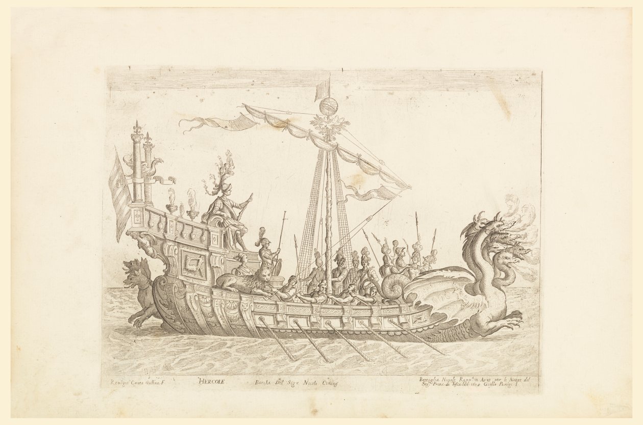 Hercole barca del Sig. 1608