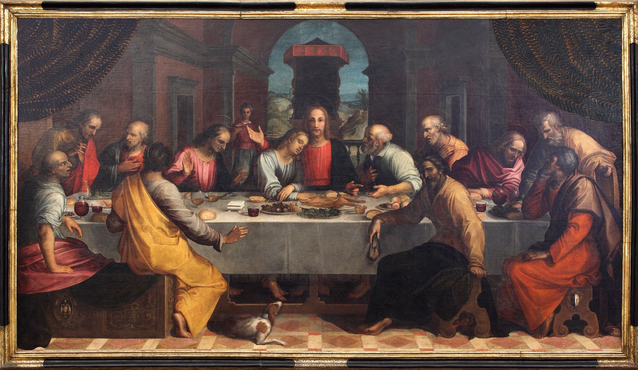 Son Akşam Yemeği, 1604. by Remigio Cantagallina