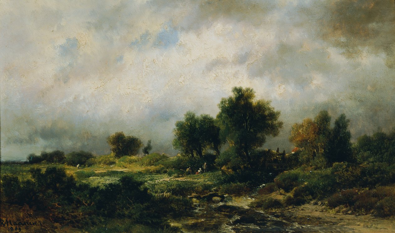 yaz manzarası by Remigius Adrianus van Haanen