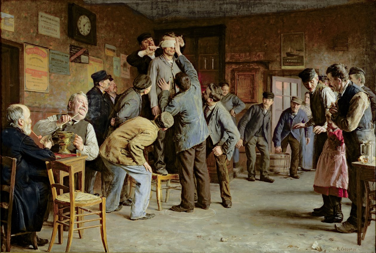 Beklenmedik Ayak Banyosu, 1895 by Remy Cogghe