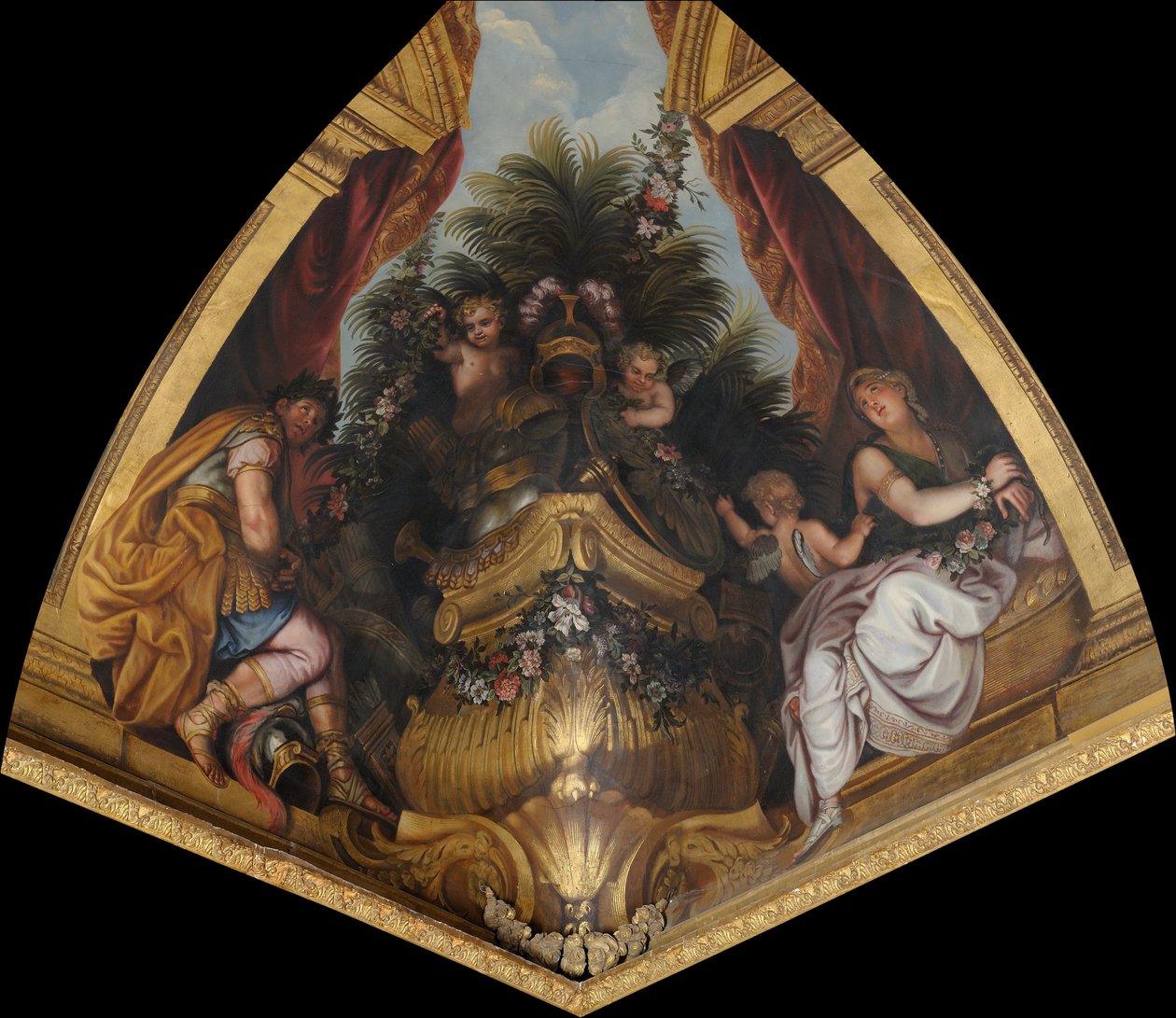 Antonius ve Kleopatra by René Antoine Houasse
