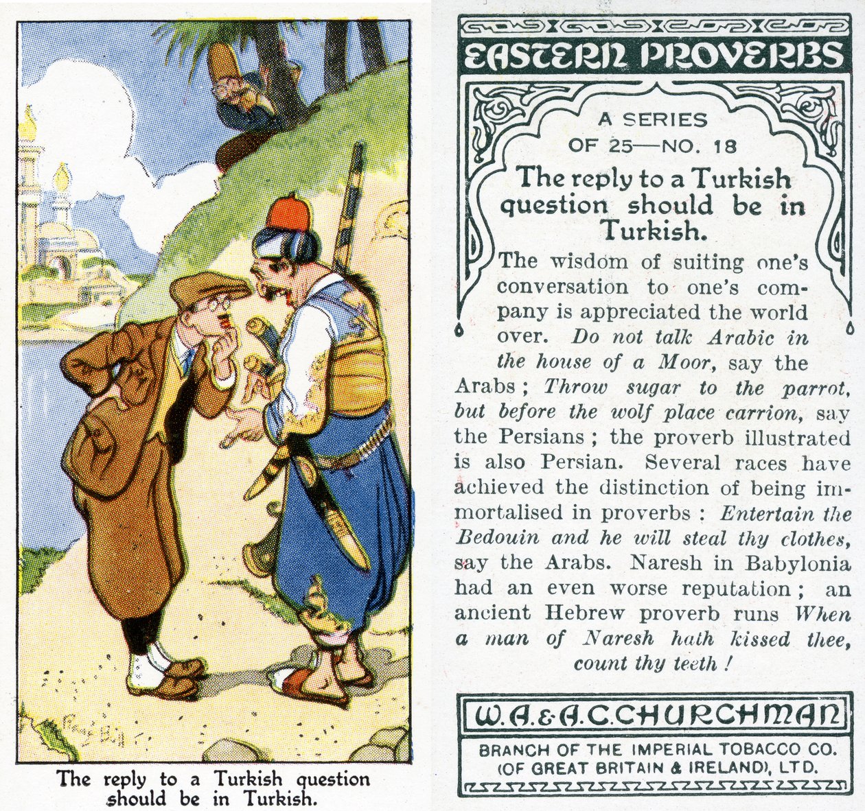 Türkçe bir sorunun yanıtı Türkçe olmalıdır, 1931 (ayrıca bkz. 498200) by René Bull