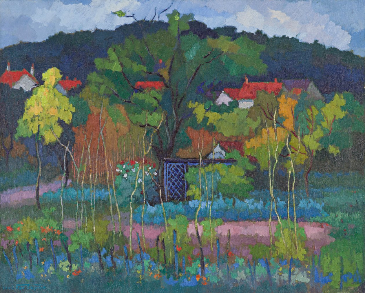 Souppes-sur-Loing'deki Bahçeler by René Fontayne