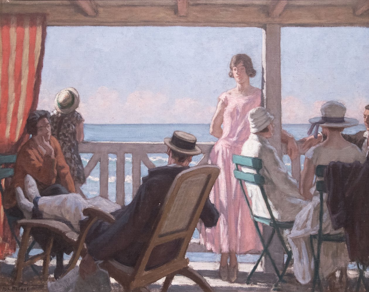 İngiliz Kanalının Kıyısında, c. 1924. by René François Xavier Prinet