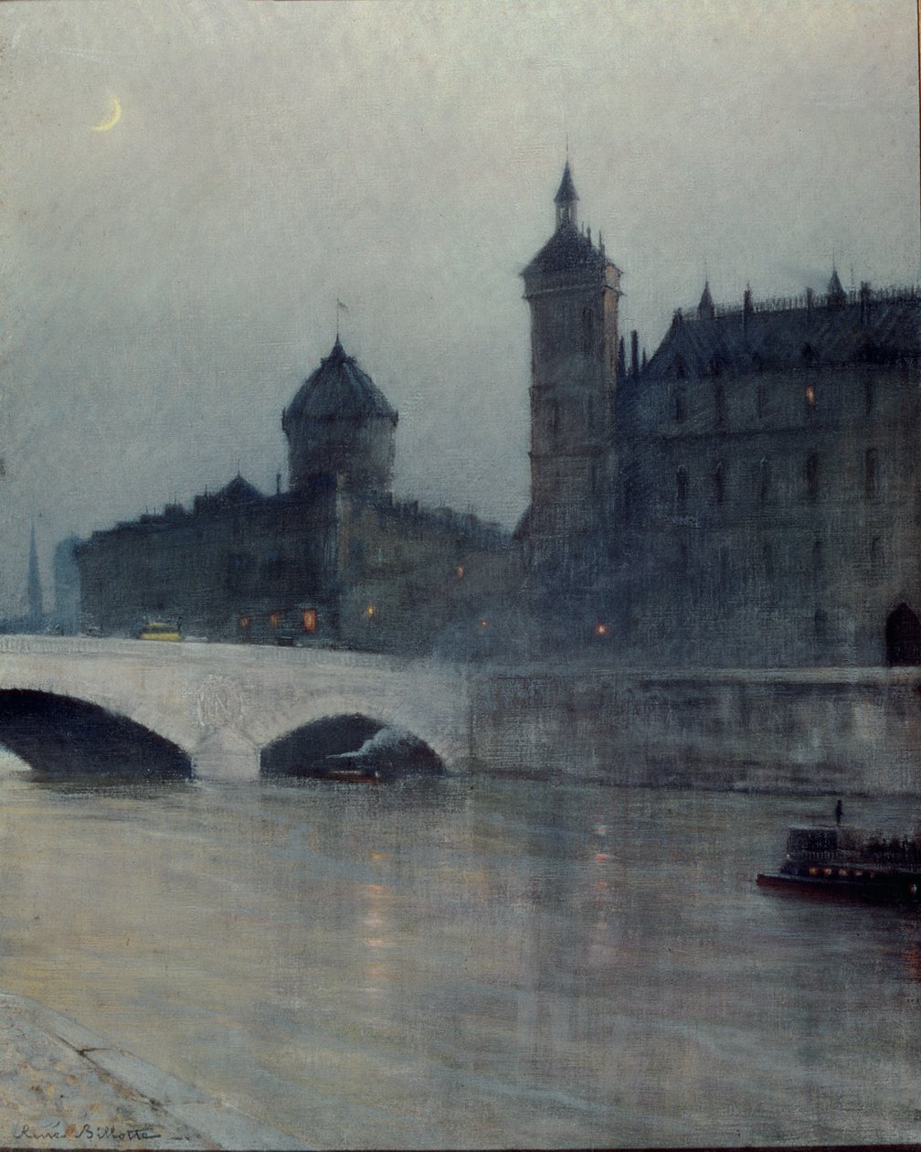 Seine ve Conciergerie by Rene Billotte