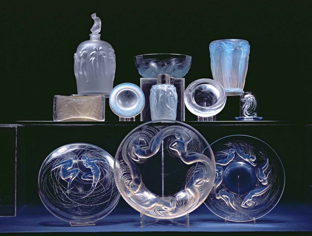 Şişe, Tabak ve Bardak Seçimi (cam) by Rene Jules Lalique