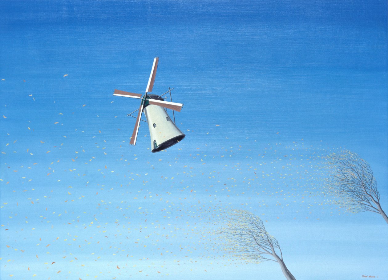 Hollanda#39;da Sonbahar, 2001, Tuval üzerine yağlıboya by Rene Boin