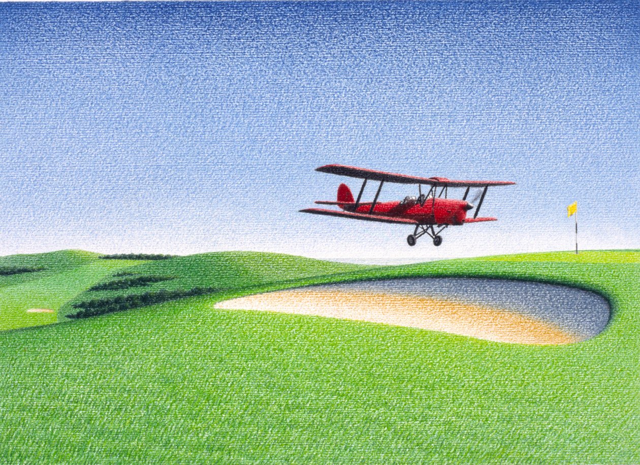 Podyum, 2000, Kağıt üzerine renkli karakalem by Rene Boin