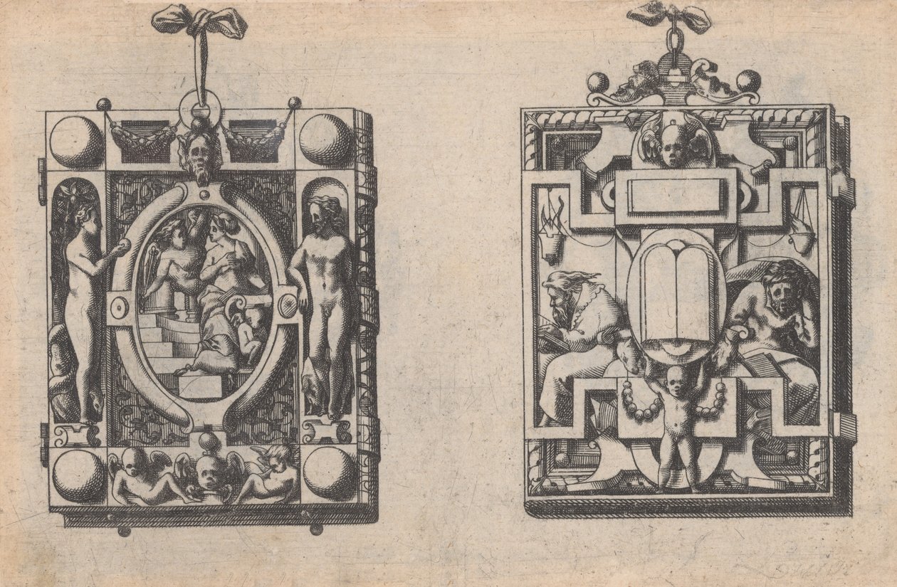Mücevher ve Bijuteri Tasarımları, ca. 1600-1645. by Rene Boyvin