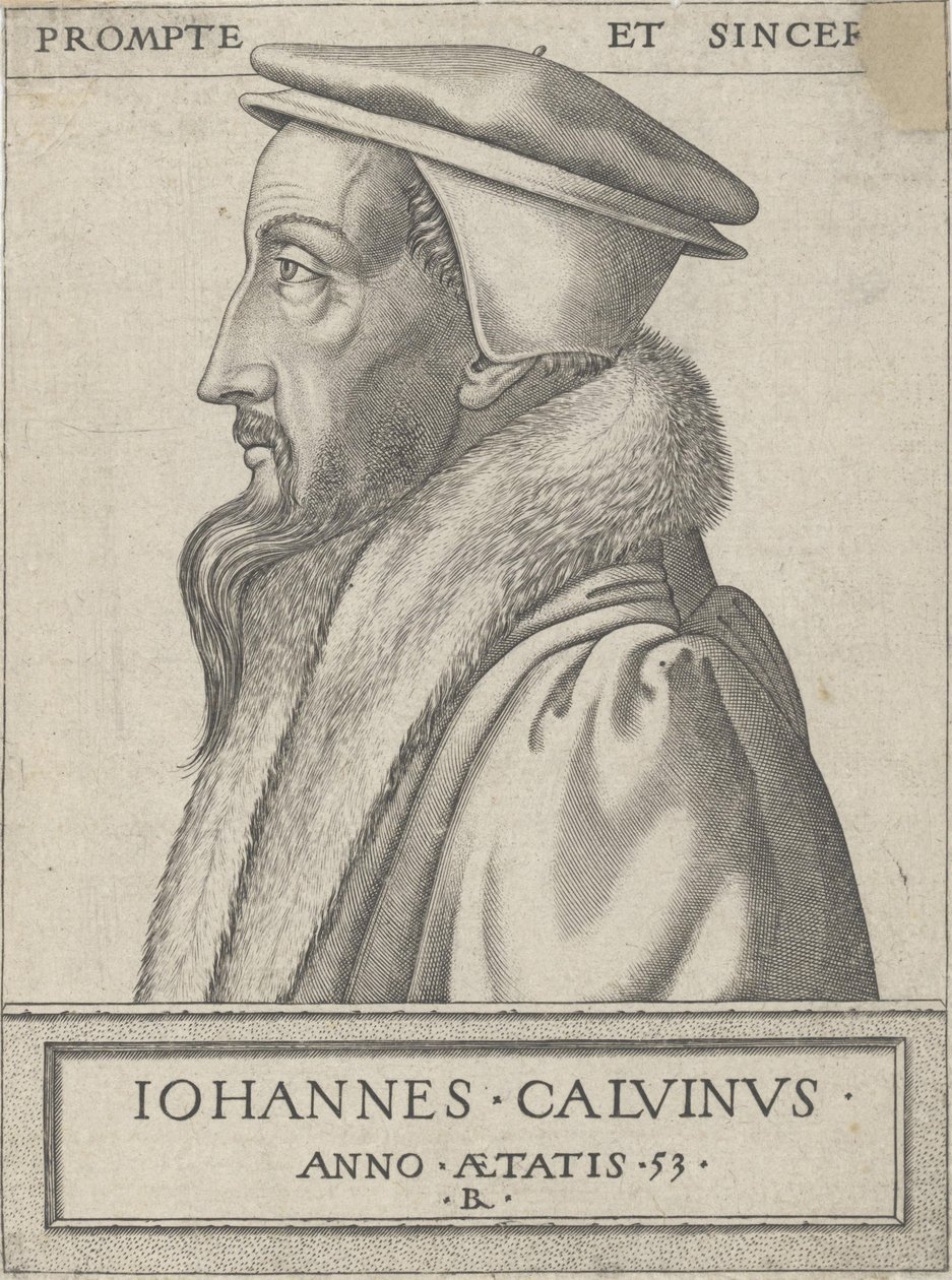 Jean Calvin (1509 - 1564), teolog ve Protestan Reformu