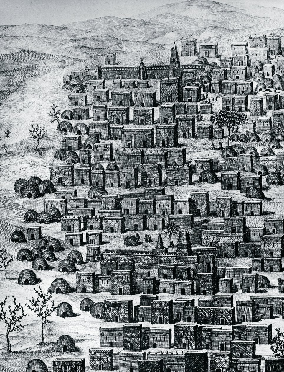 Mali, Timbuktu şehrinin görünümü, Orta Afrika