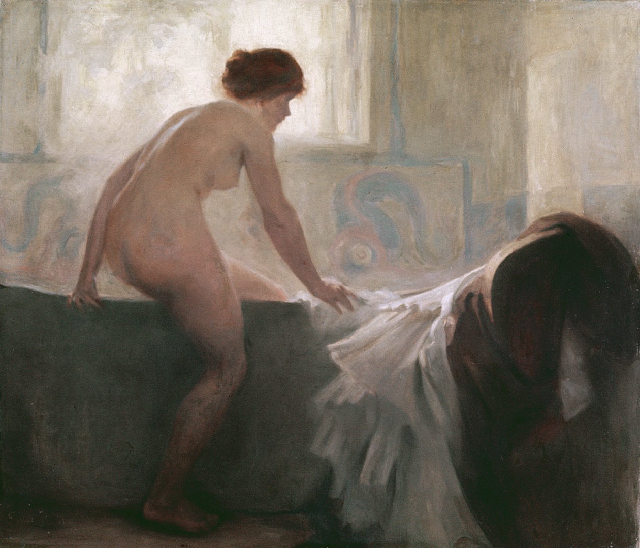 kadın banyo by René François Xavier Prinet