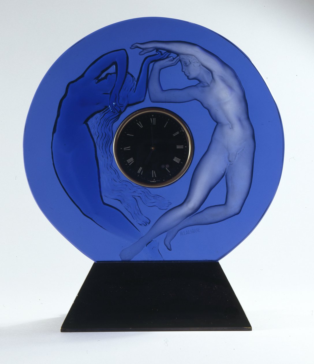 Gündüz ve Gece, 1926 (cam saat çerçevesi) by Rene Jules Lalique