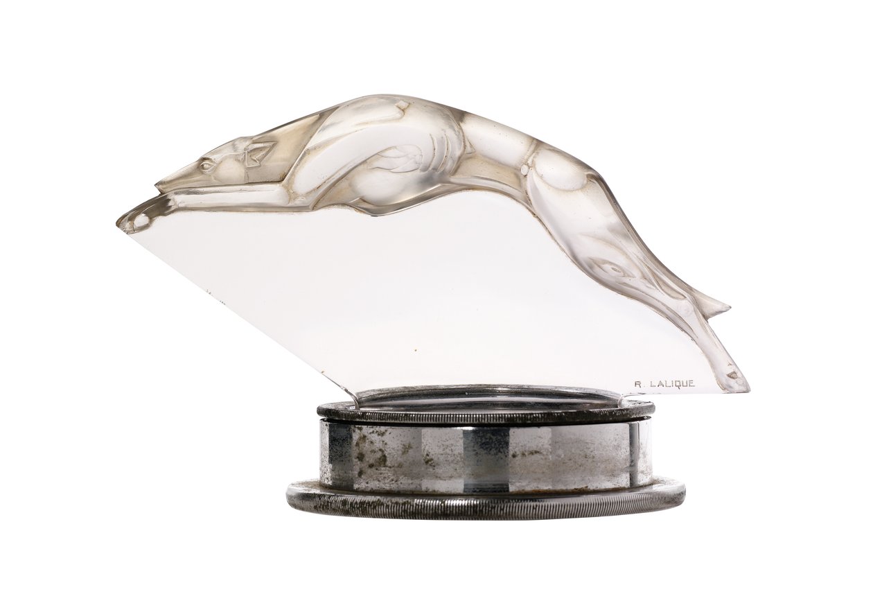 Nadir Levrier maskotu by Rene Jules Lalique
