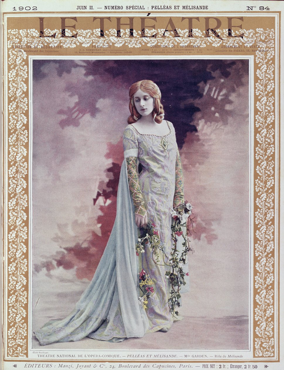 Mary Garden olarak Melisande, 