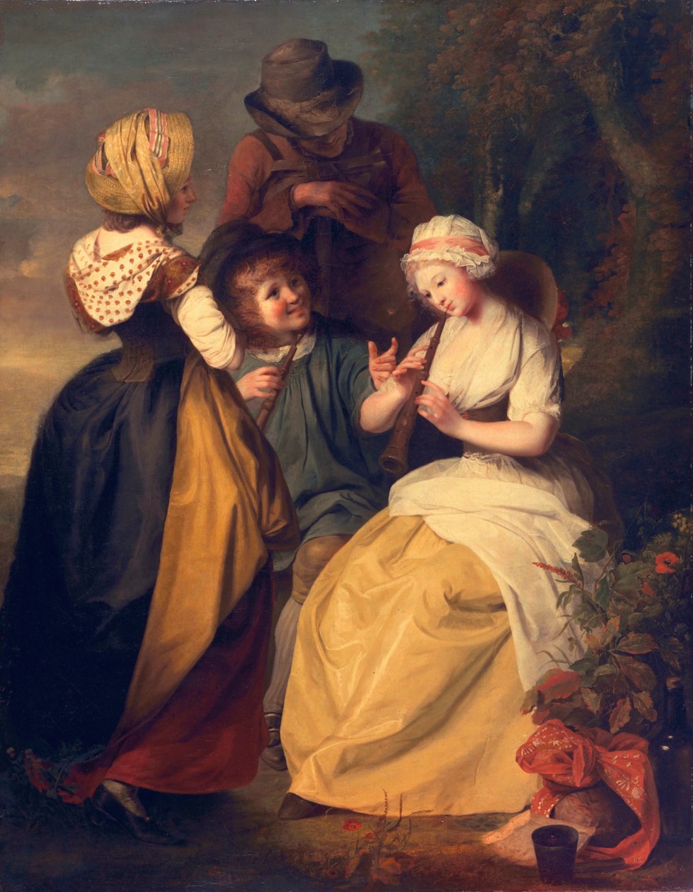 Flageolet oyuncuları, c.1780