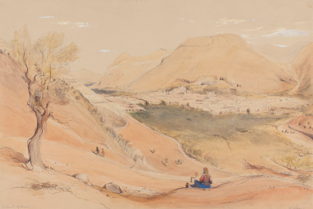 Nablous [Nablus], Ürdün by Rev. Edward Thomas Daniell