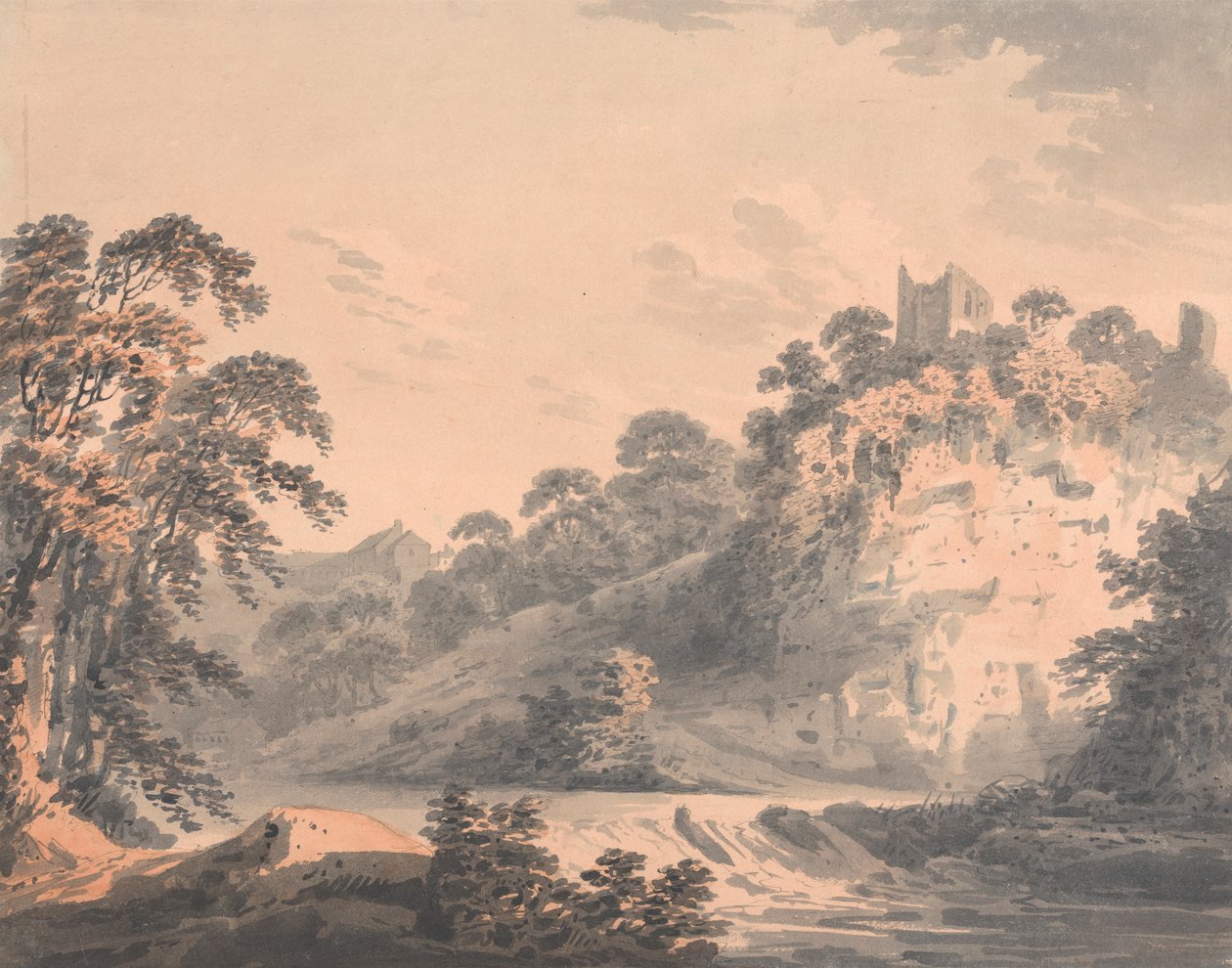 Knaresborough Kalesi, Yorkshire by Rev. William Gilpin