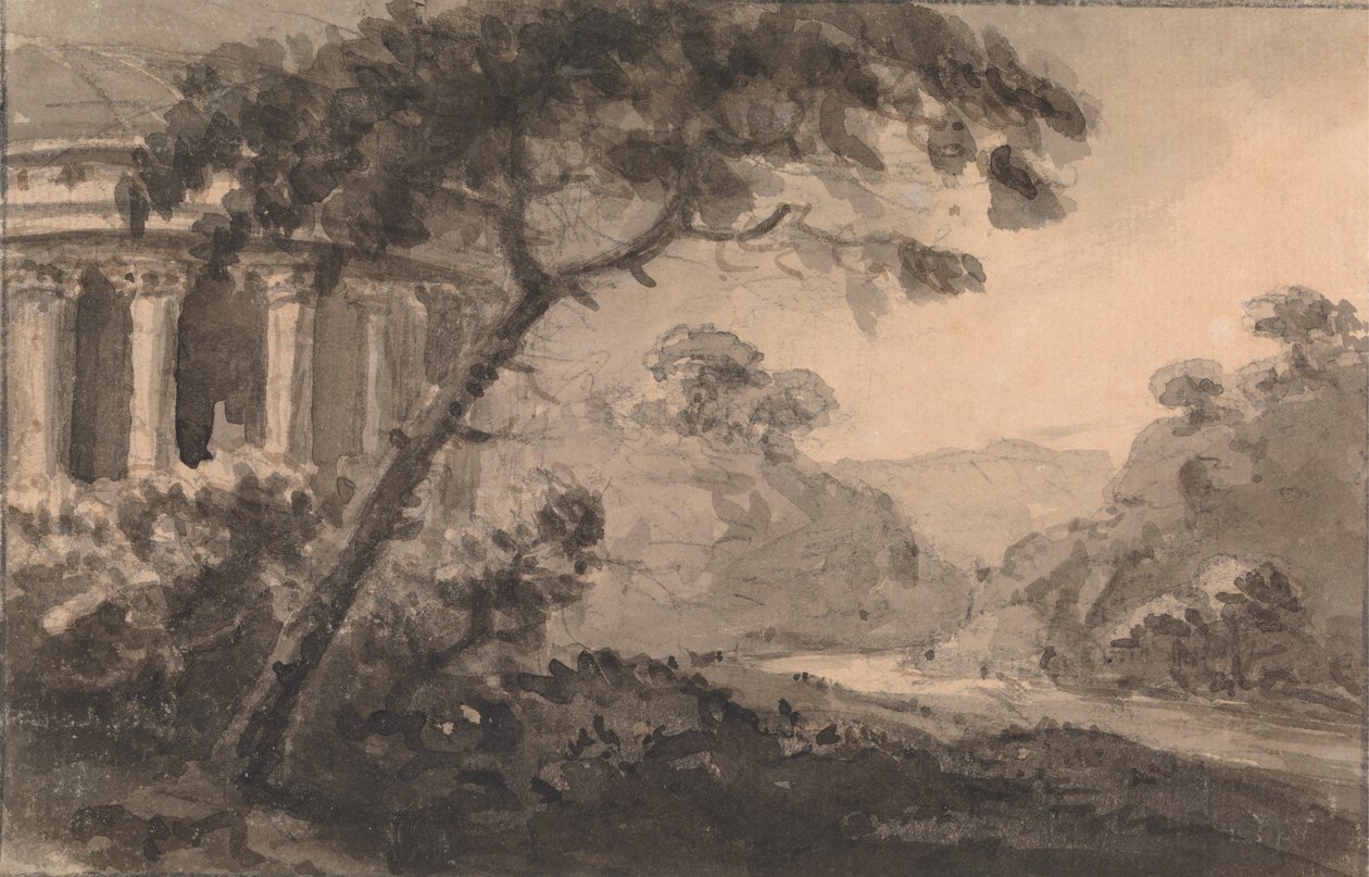 Solda Klasik Bina ile Peyzaj by Rev. William Gilpin