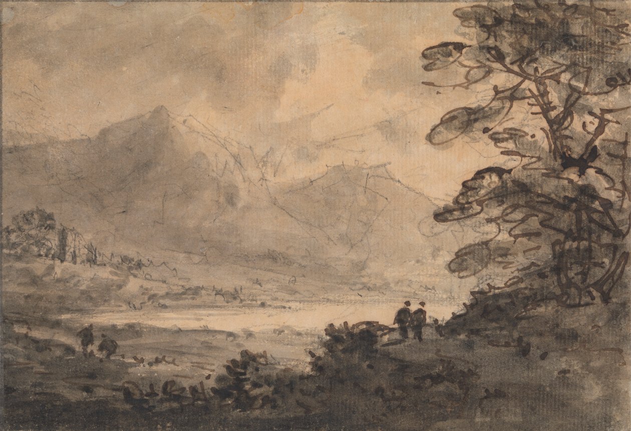 Dört Figürlü Manzara by Rev. William Gilpin