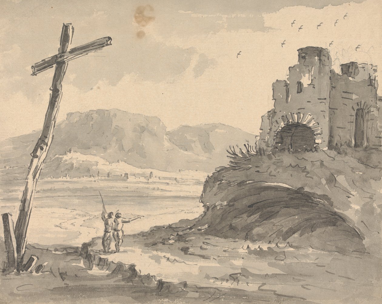 Büyük Haçlı Manzara by Rev. William Gilpin