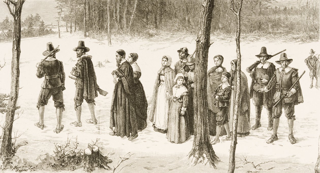 Kiliseye giden hacı babalar, 1880 dolayları by Reverend Samuel Manning