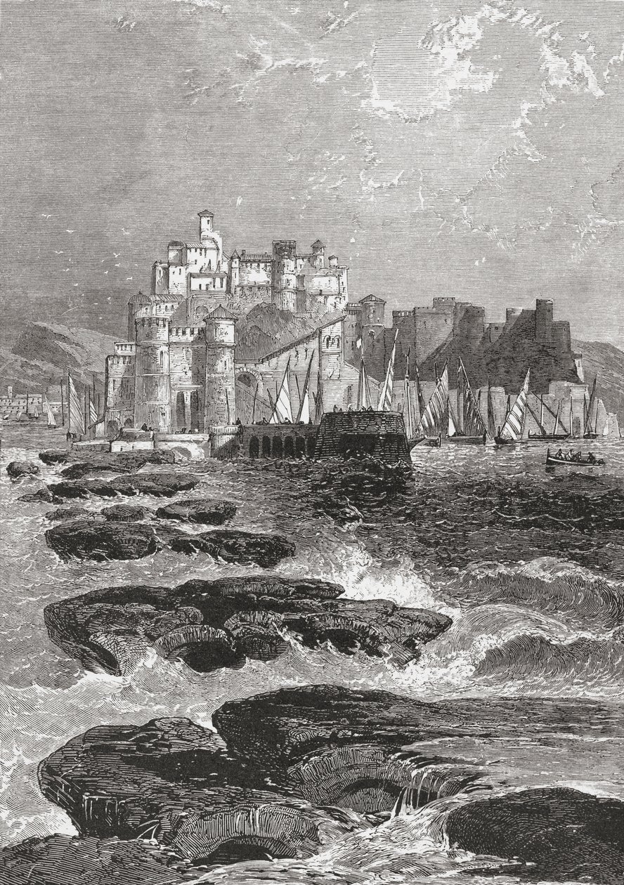 Pozzuoli, Napoli, 19. yüzyıl sonlarında Güney İtalya. Rev. Samuel Manning