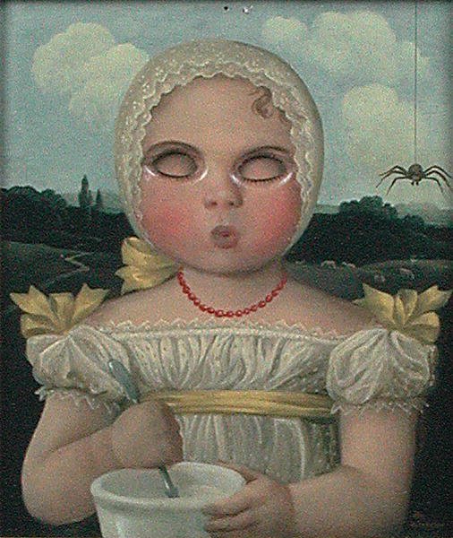 Little Miss Muffet (panelde yağ) (bkz. 201781) by Rex Whistler
