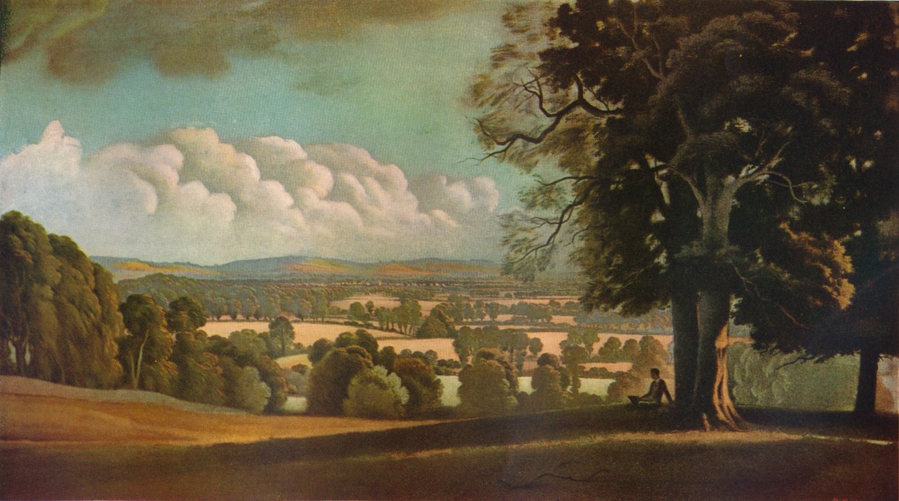 Aylesbury Vadisi, 1933 by Rex Whistler