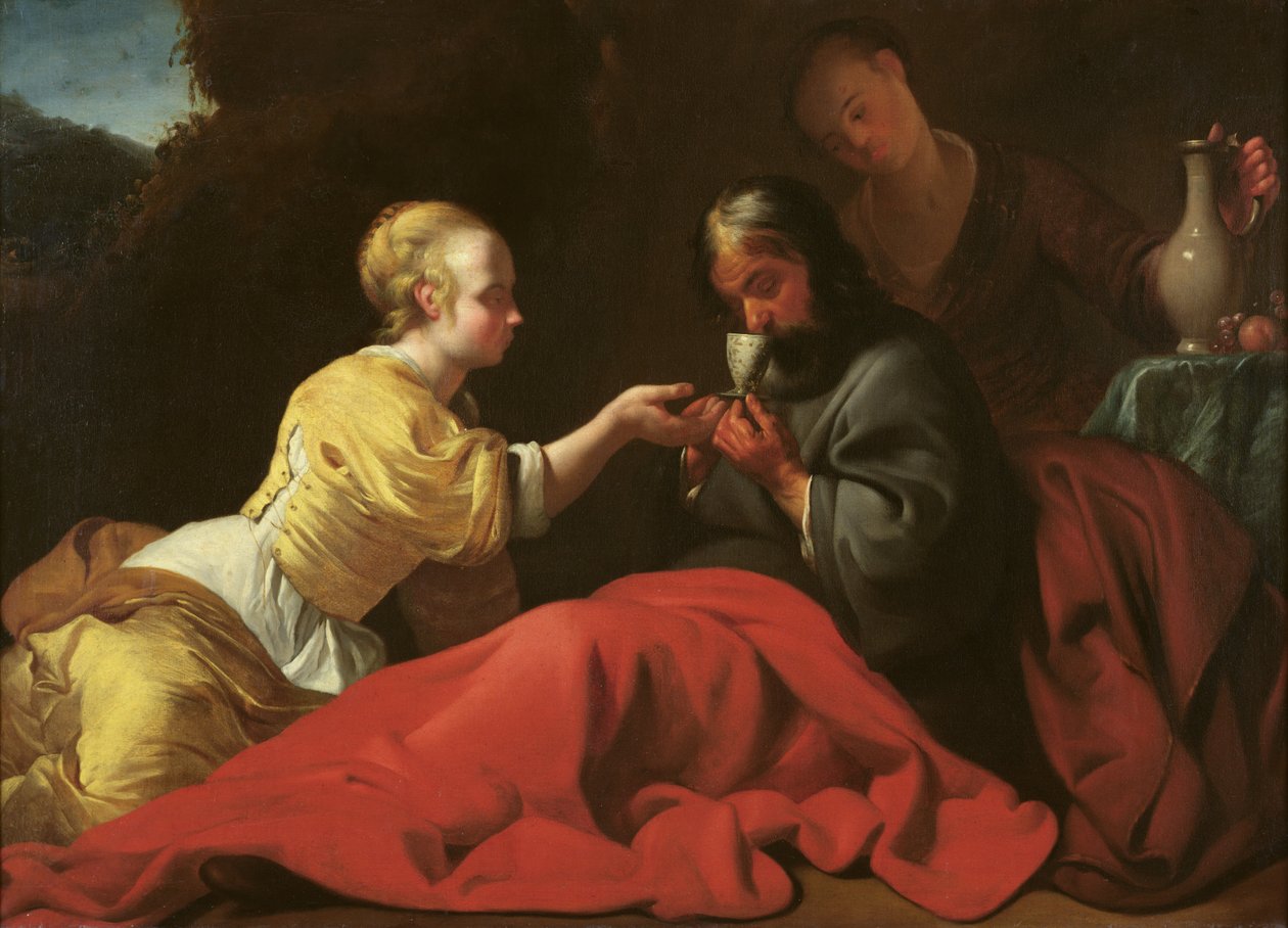 Lût ve Kızları by Reyer Jacobsz van Blommendael