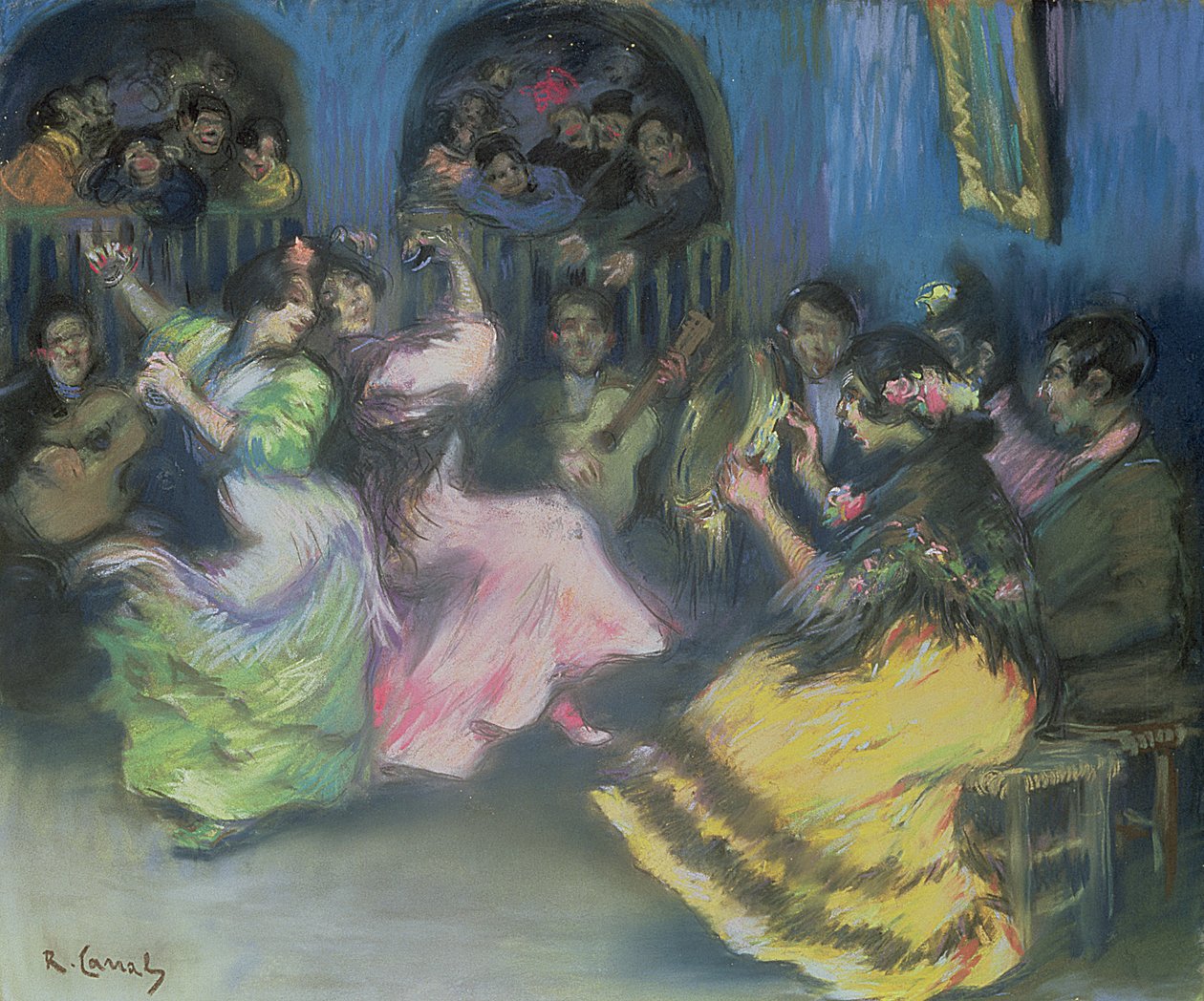 İspanyol Çingene Dansçılar, 1898 by Ricardo Canals y Llambi
