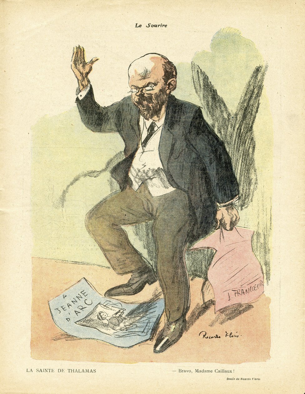 Ricardo Flores (1878-1918) tarafından Le Smile, no. 17, 23/04/14 - Thalamas