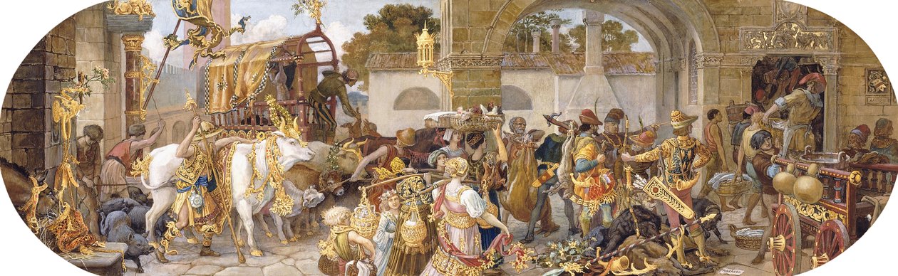 Bir Floransa Festivali: Hükümlerin Gelişi by Ricciardo Meacci