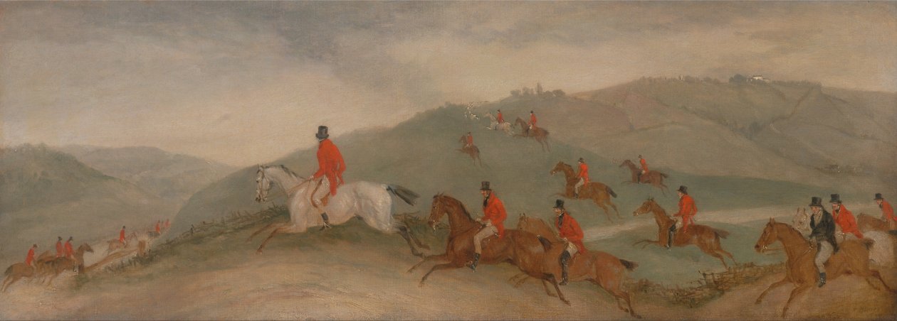 Foxhunting- Road Riders veya Funkers by Richard Barrett Davis