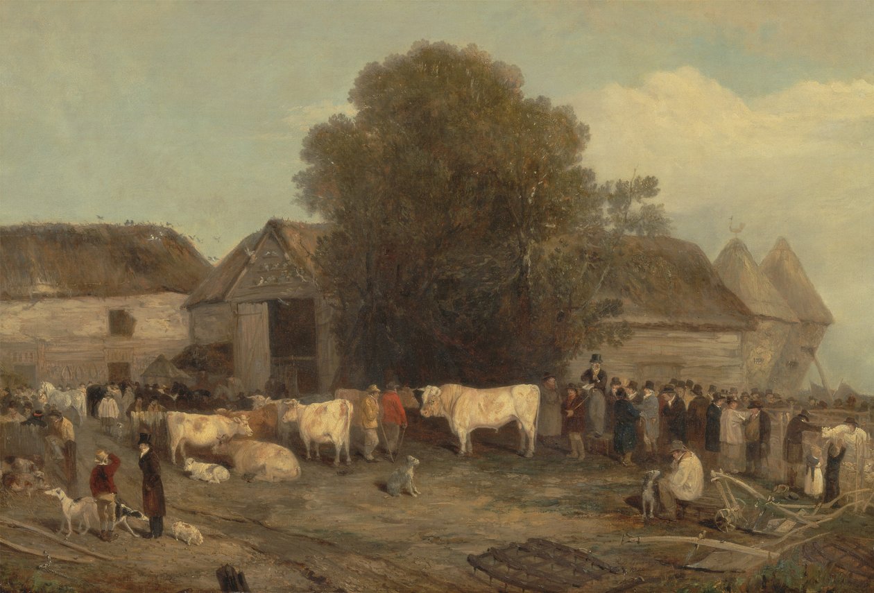 Çiftlik Satışı, 1820 by Richard Barrett Davis