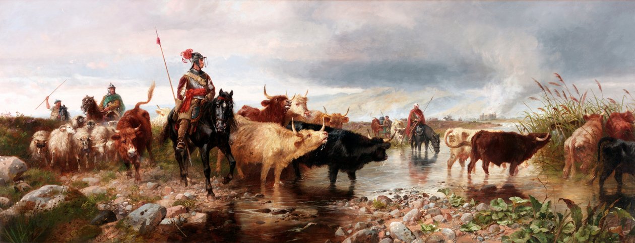 İngiliz Kalesine Sınır Baskını, 1880 by Richard Beavis