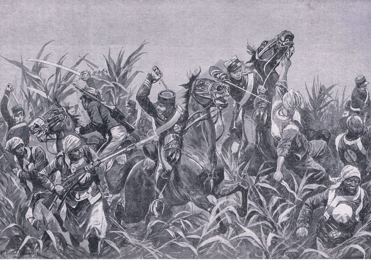 Tientsin çevresinde savaşmak: Japon süvarilerinin sorumluluğu by Richard Caton II Woodville