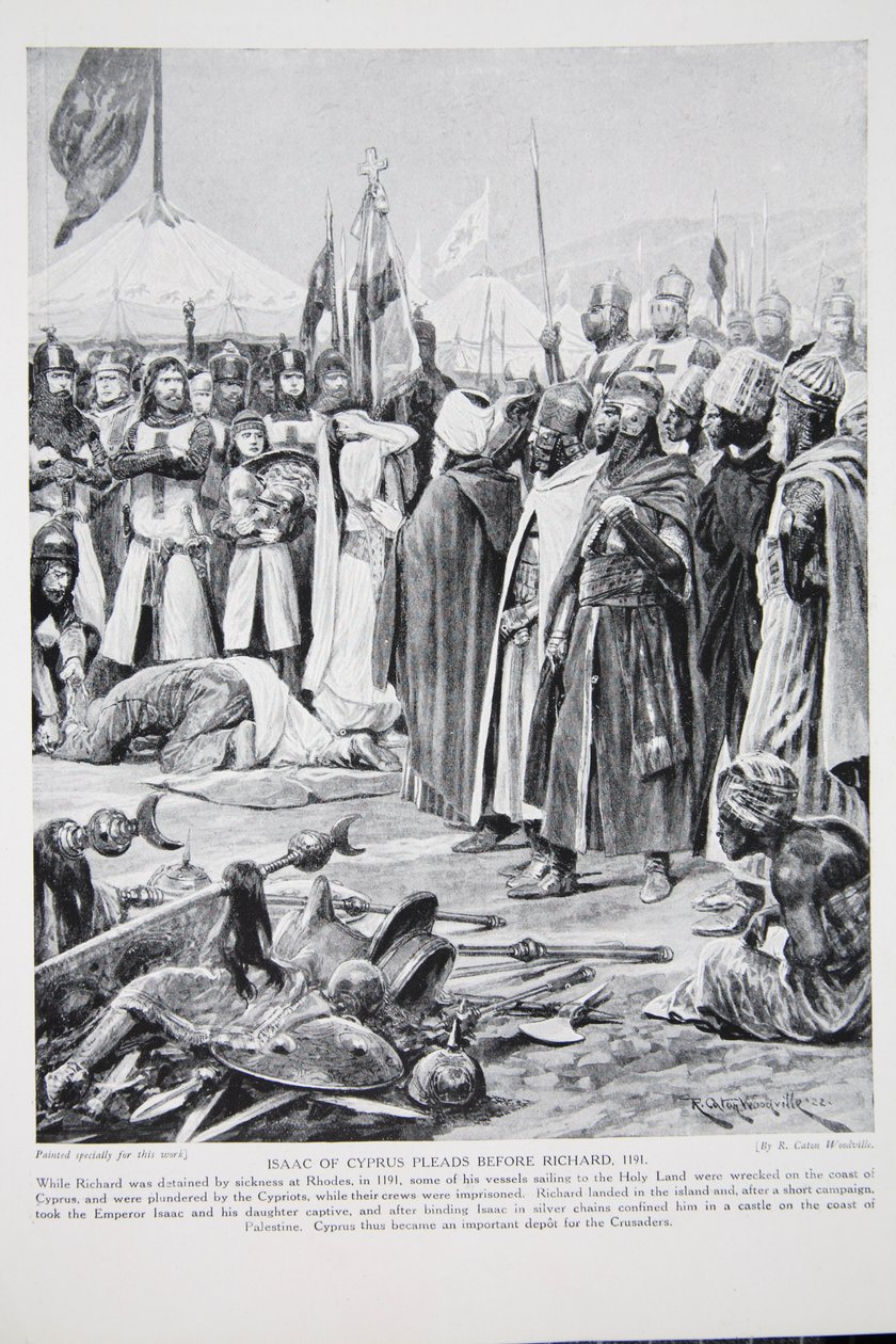 Kıbrıslı Isaac yalvarıyor Richard, 1191, 