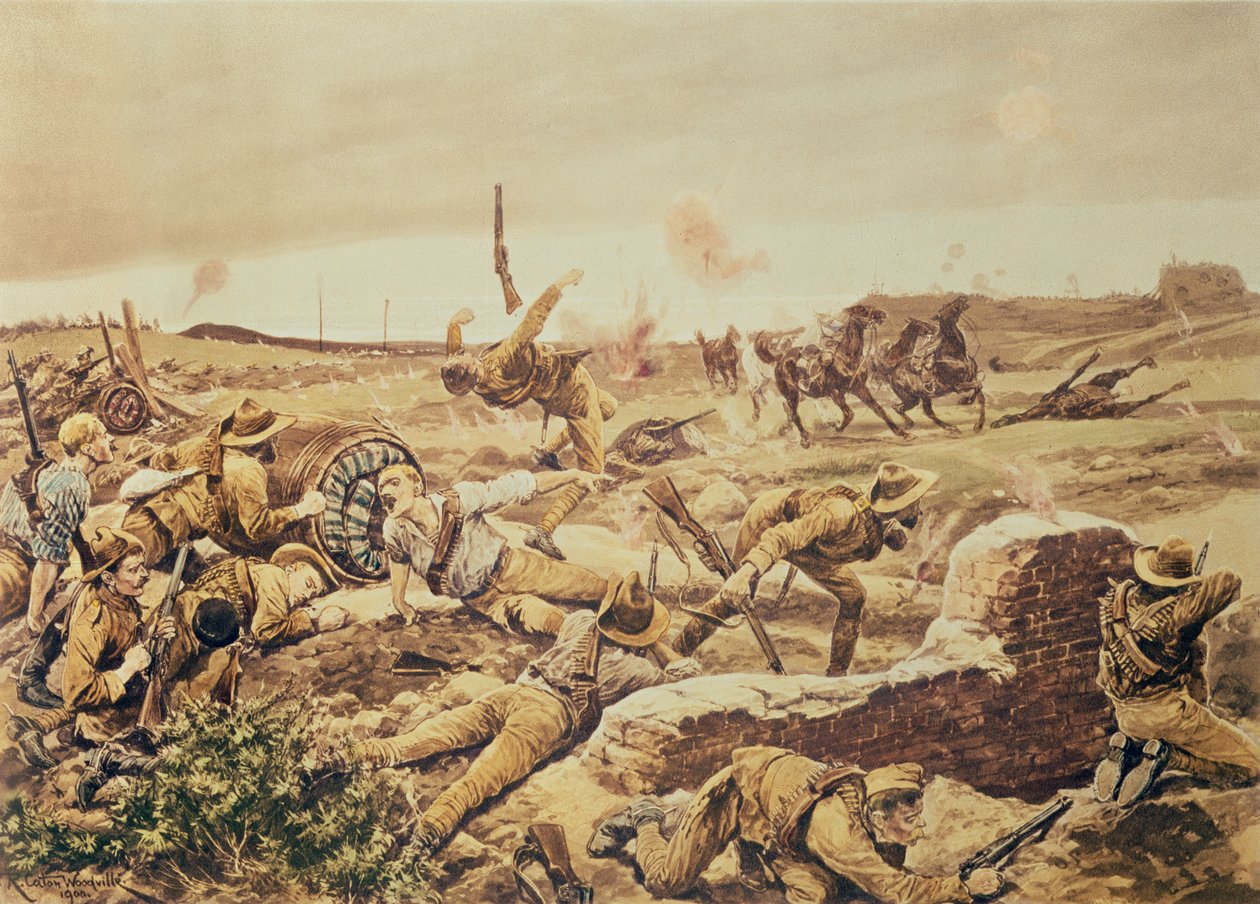 Umsátrið um Yorktown árið 1781, 1784 urki by Richard Caton Woodville junior