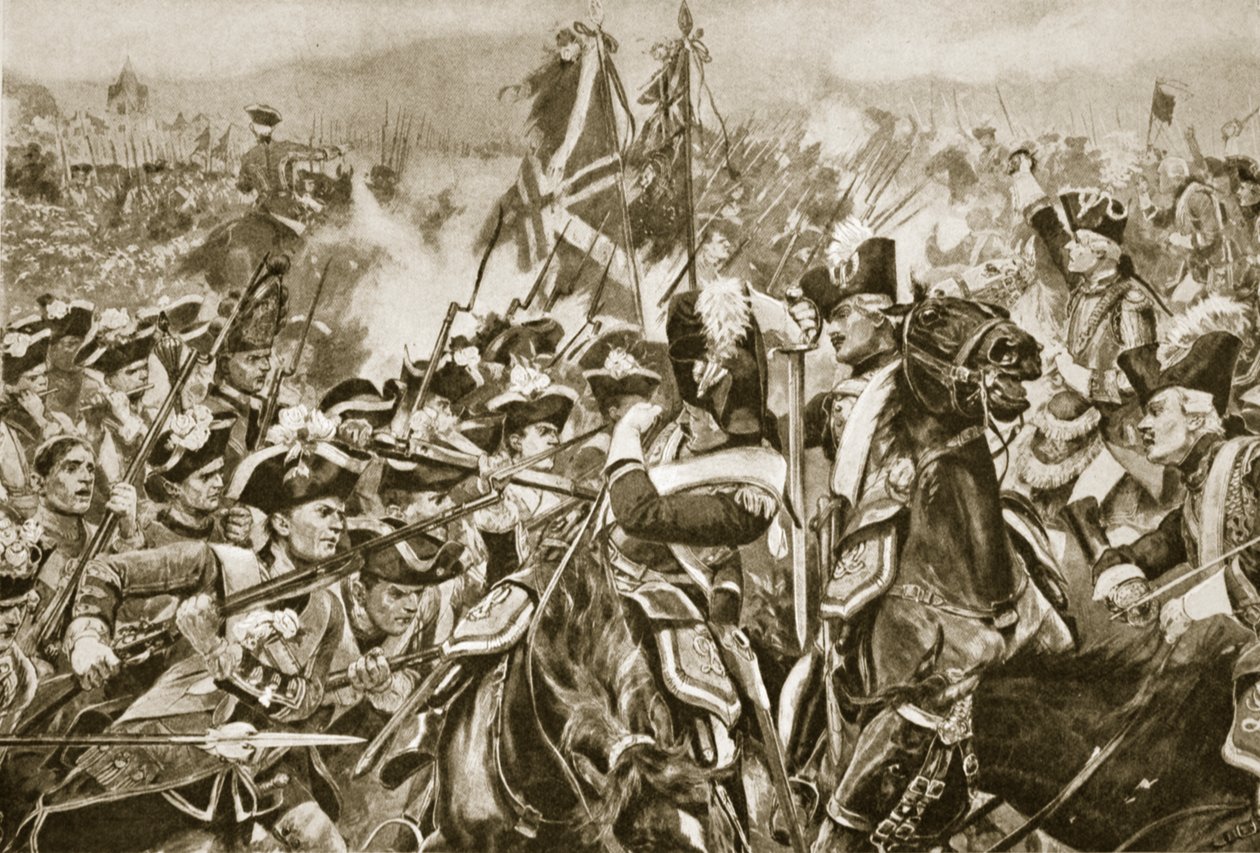 Minden Savaşı, 1 Ağustos 1759 by Richard Caton Woodville junior